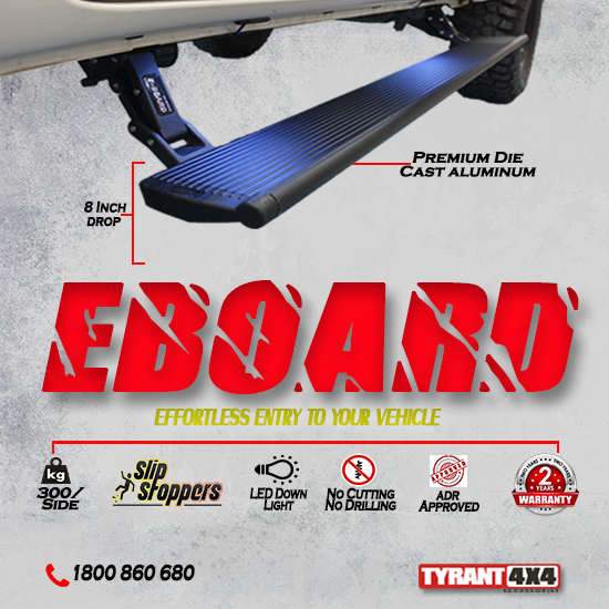 TYRANT 4X4 ACCESSORIES EBOARD - RV Daily