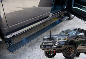 RAM DT Electric Side Steps, eBoards Electric Running Boards, Dodge RAM 1500 DT