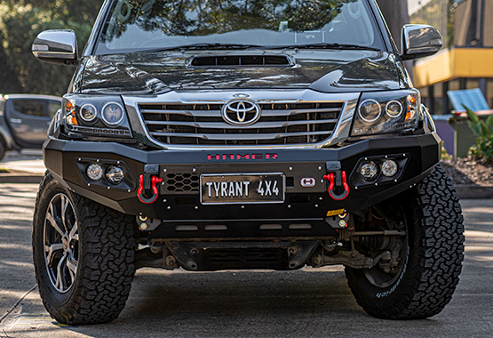 hamer king series bull bar toyota hilux n70 2011 to 2015 model lux bullbar