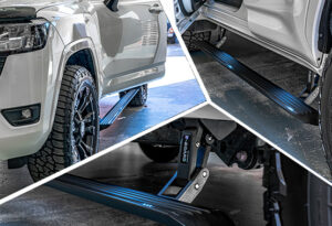 land cruiser 300 electric side steps, e-boards, electric running boards