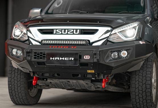 Hamer King Series Bullbar - Isuzu MUX (2017-2020)