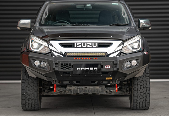 hamer king series bull bar isuzu mux 2017 to 2020 model mu-x bullbar