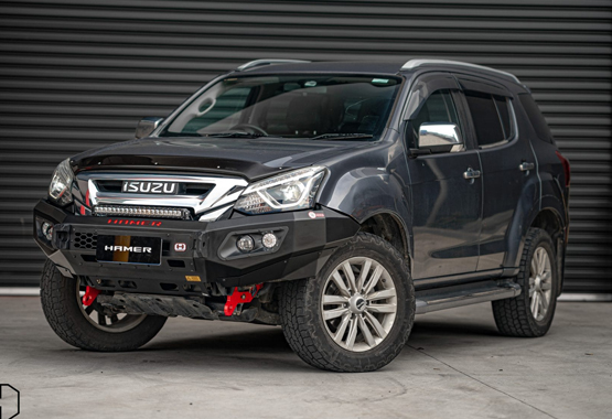 hamer king series bull bar isuzu mux 2017 to 2020 model mu-x bullbar>