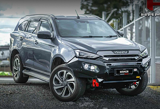 hamer king series bull bar isuzu mux 2021 to 2024 model mu-x bullbar>