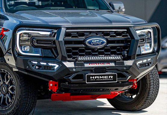 Next GEN Ranger Bull Bar (with Hoops): Hamer Atlas Series PLUS Front Bar