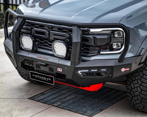 next gen raptor bull bar, atlas series plus hooped front bar, Front Bumper replacement, steel bullbars full protection
