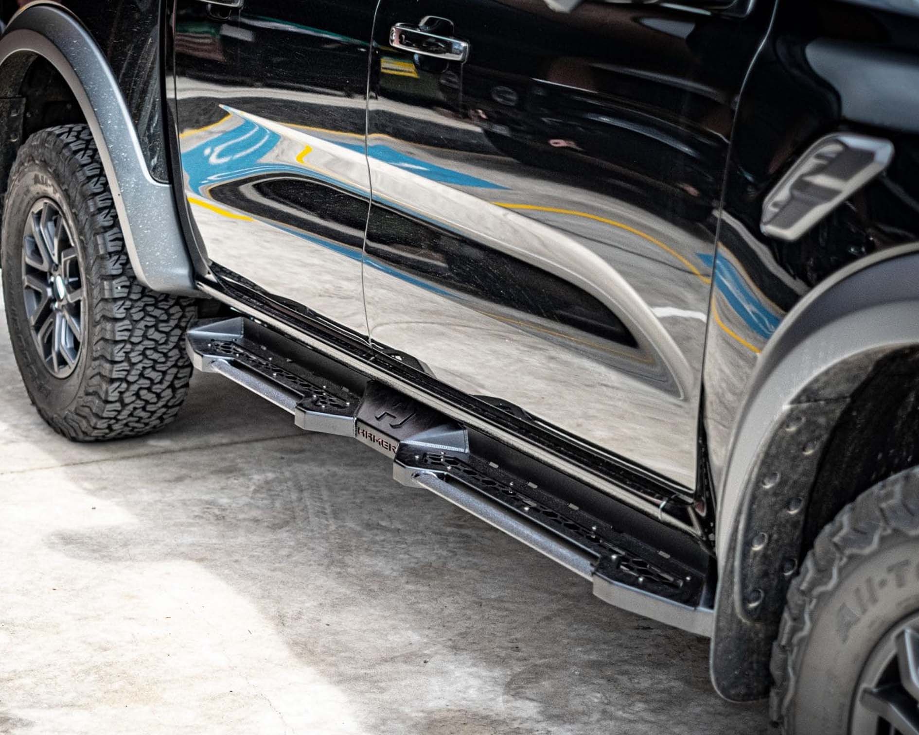 side steps, hamer shadow side steps, rock sliders>