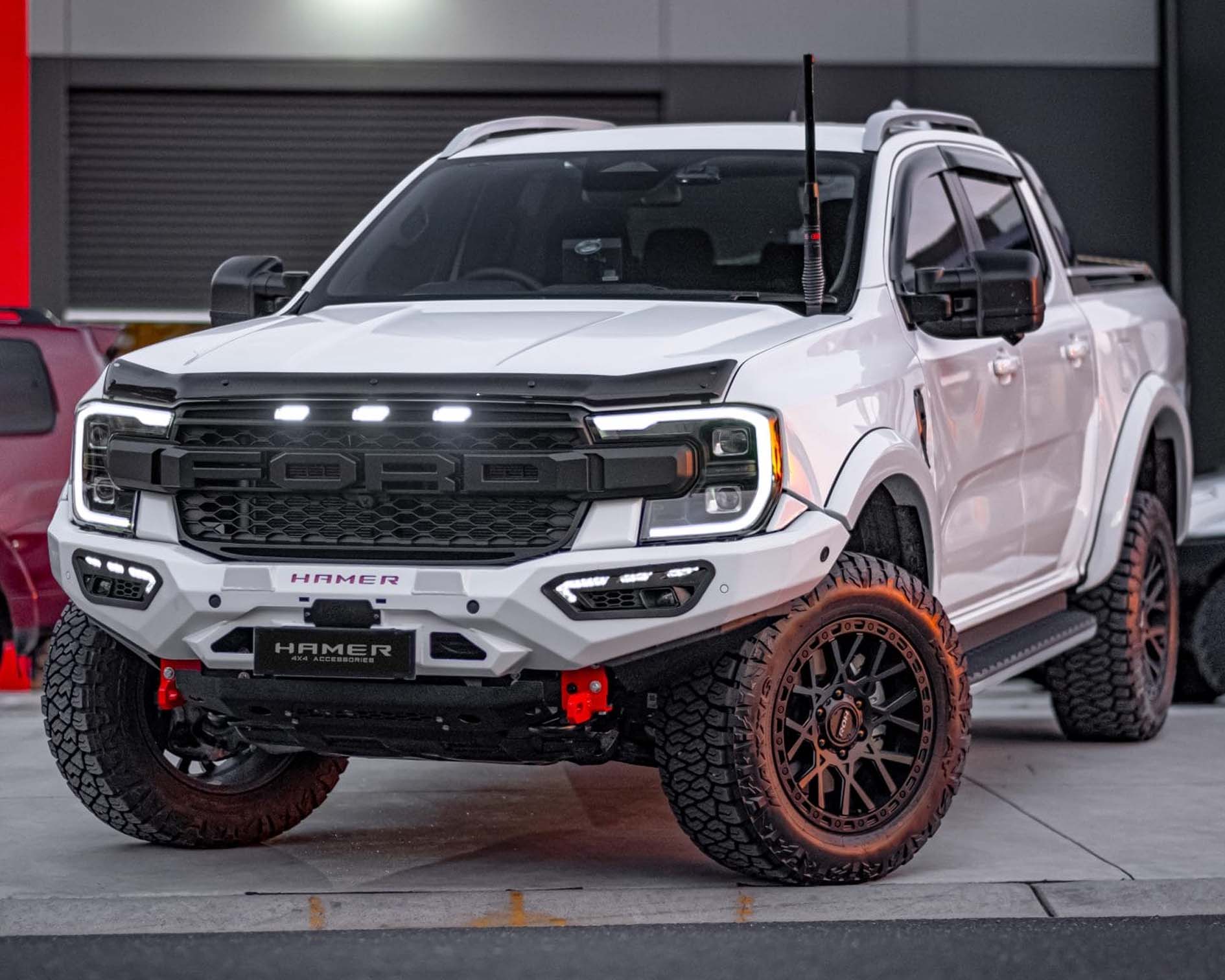 next gen ranger bull bar, atlas series front bar, Front Bumper replacement, steel bullbars Hoopless bar>