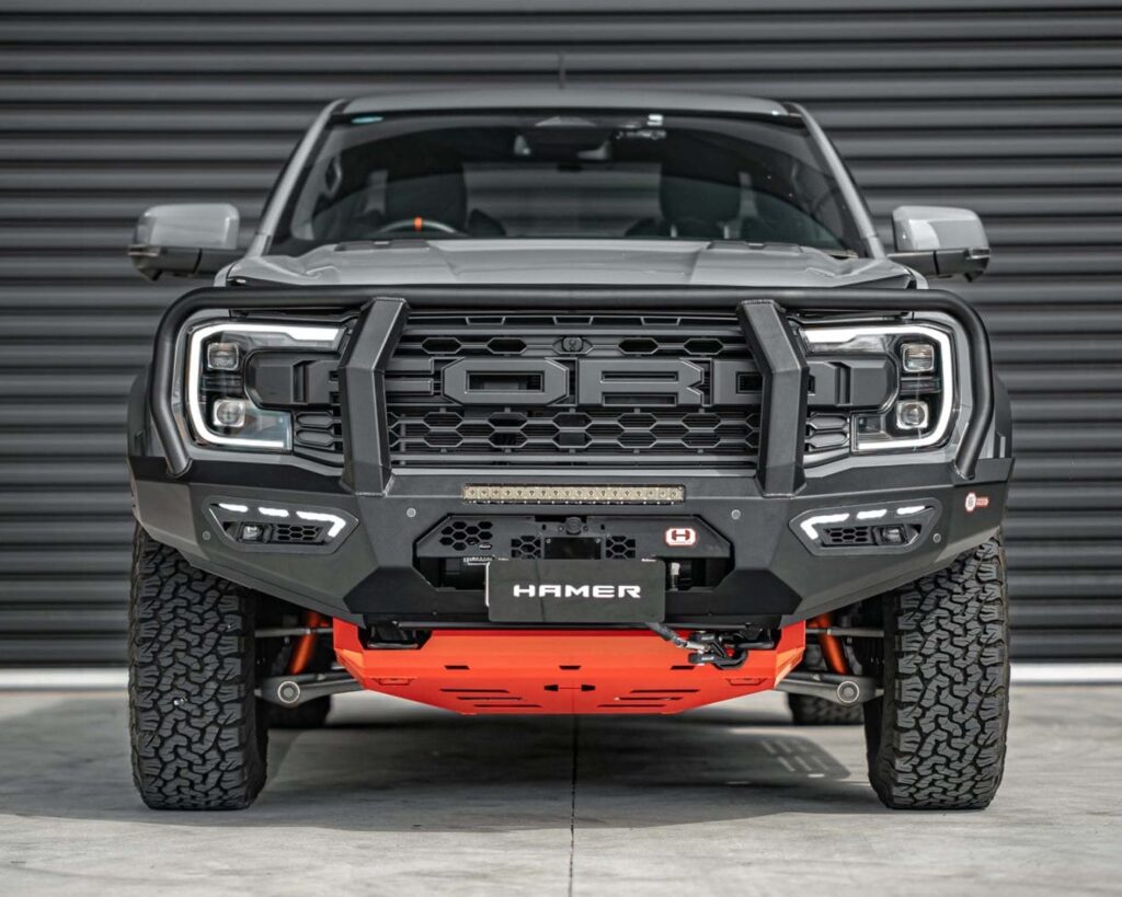 next gen raptor bull bar, atlas series plus hooped front bar, Front Bumper replacement, steel bullbars full protection