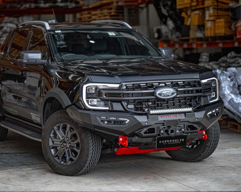 next gen ranger bull bar, atlas series front bar, Front Bumper replacement, steel bullbars Hoopless bar