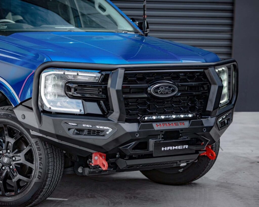 next gen everest bull bar, atlas series plus hooped front bar, Front Bumper replacement, steel bullbars full protection