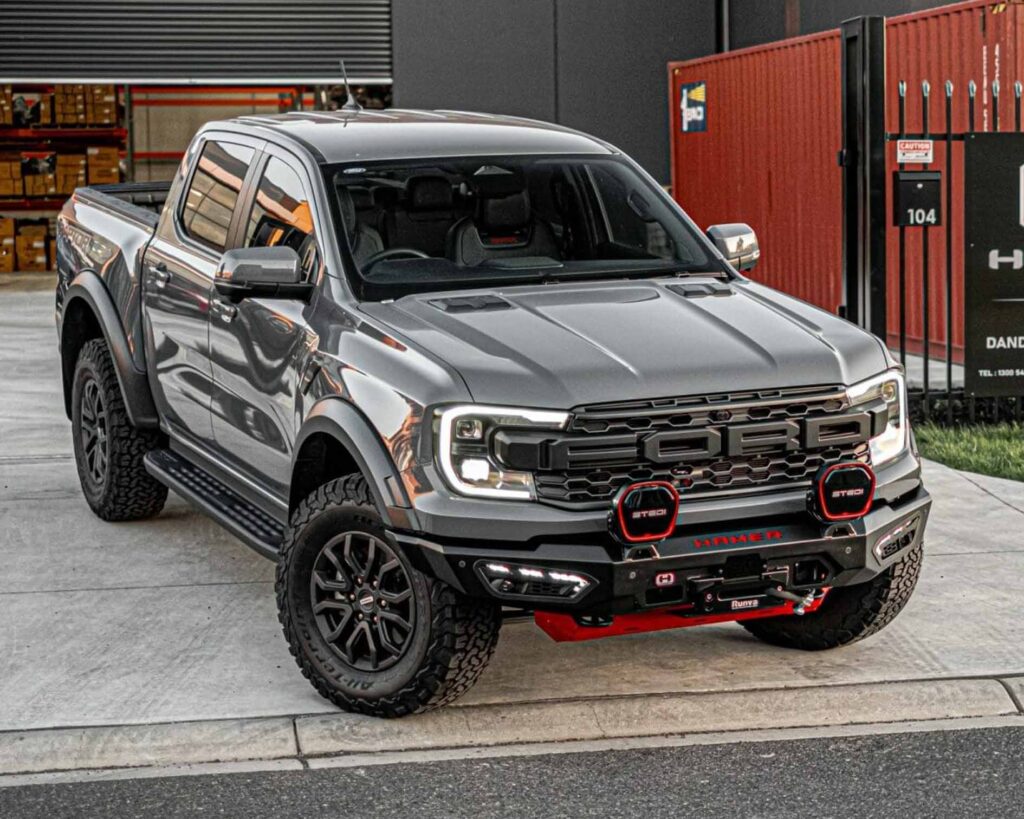 next gen raptor bull bar, atlas series front bar, Front Bumper replacement, steel bullbars Hoopless bar