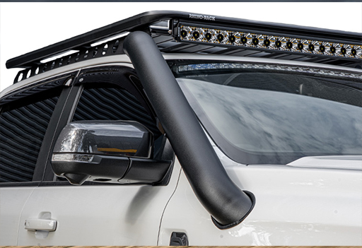 snorkels, stainless steel snorkels, plastic snorkels, fabulous frabrications, phat bars, safari snorkels