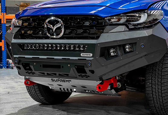 BT50 2025 Bull Bar 7 bt50 bull bar, bt50 front bar, bt-50 supreme bull bar, mazda bt50 supreme x-series front bar, 4x4 accessories for bt-50, mazda bt-50 supreme x-series front bar 2025
