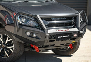 hamer king series plus bull bar for isuzu mux 2017 to 2020 model, triple hoop protection bullbar MU-X
