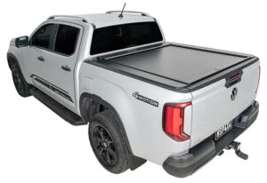 hsp electric roller shutter cover to suit volkswagen amarok next gen 2024-current sports bar compatible
