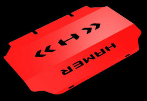 hamer bash plate toyota land cruiser prado 150 series 2009 to 2024 model 1-piece bashplate