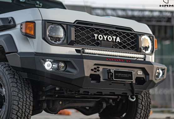 Hamer King Series Bullbar - Toyota Landcruiser 70 Series (2023-Current)