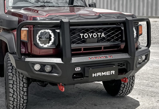 Hamer King Series Plus Bullbar - Toyota Landcruiser 70 Series (2023-Current)