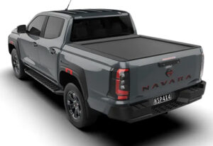 hsp electric roller shutter cover to suit nissan navara d27 2026 model, sports bar compatible