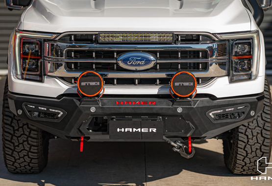 hamer atlas series bull bar for ford f150 2021-current models front bar