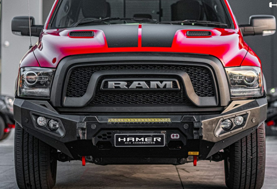 hamer king series bull bar for dodge ram 1500 ds 2017-2021 front bar