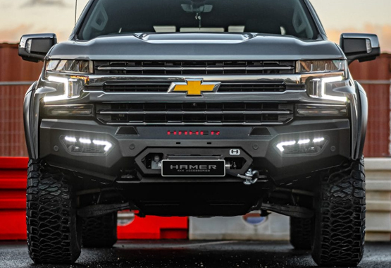 hamer atlas series bullbar chevrolet silverado 1500 2020 to 2022 model bull bar