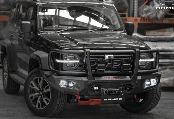 hamer king series plus bull bar to suit gwm cannon tank 300 2023 to current model triple hoop