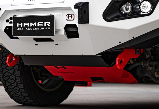 hamer bash plate volkswagen amarok 1-piece bashplate vw