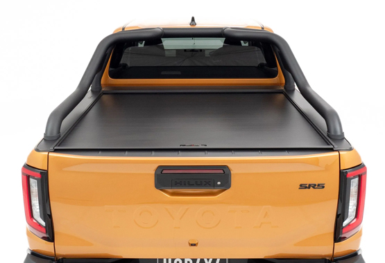 hsp armour sports bar for toyota hilux sr5 2026 to current models steel sports bar to suit hsp electric roller shutter or factory tub