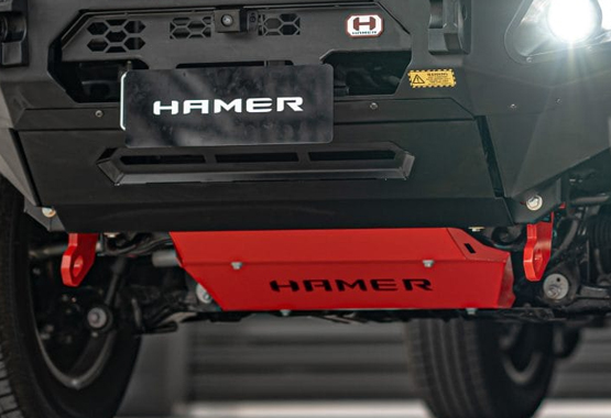hamer bash plate toyota hilux rogue 2022 to 2025 model bashplate>