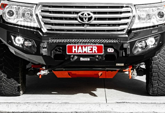 hamer bash plate toyota land cruiser 200 series 2007 to 2015 model landcruiser 200 1-piece bashplate>