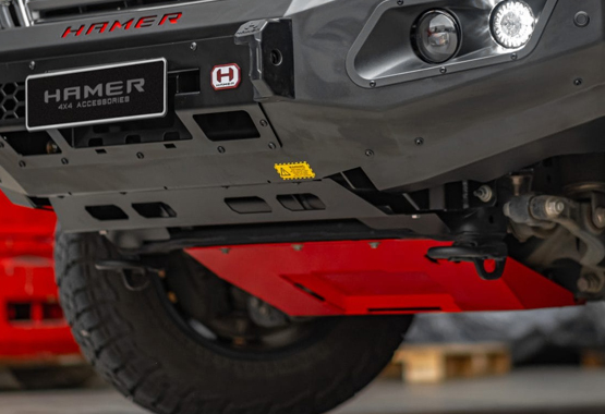 hamer bash plate toyota land cruiser 200 series 2015 to 2021 model landcruiser 200 1-piece bashplate>