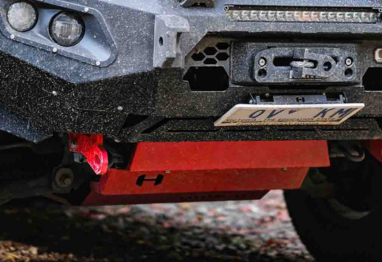 hamer bash plate toyota land cruiser prado 150 series 2009 to 2024 model 1-piece bashplate>