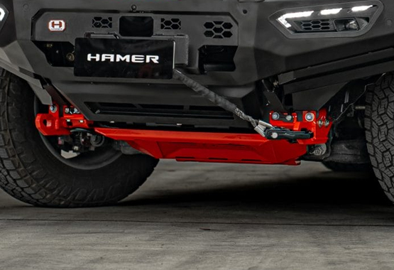 hamer bash plate toyota prado 250 series 2024 to current model 1-piece bashplate>