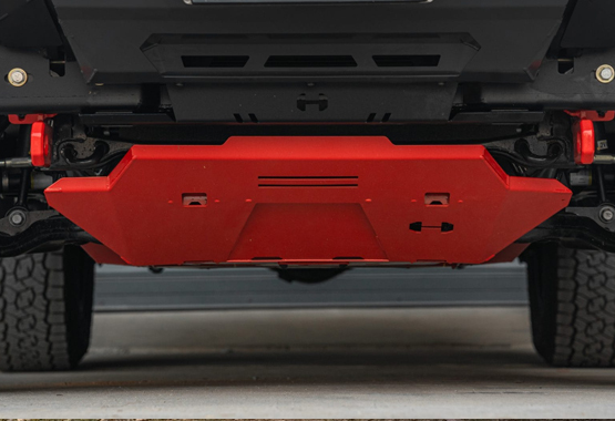 hamer bash plate toyota hilux n90 2026 to current model red bashplate>