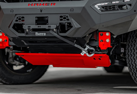 hamer bash plate volkswagen amarok 2023 to current model 1-piece bashplate vw>