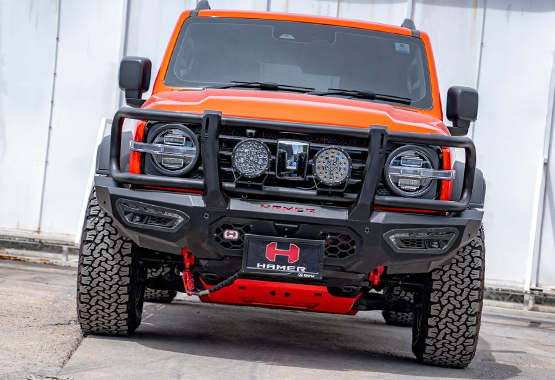 hamer atlas series plus bull bar to suit gwm cannon tank 300 2023 to current model triple hoop