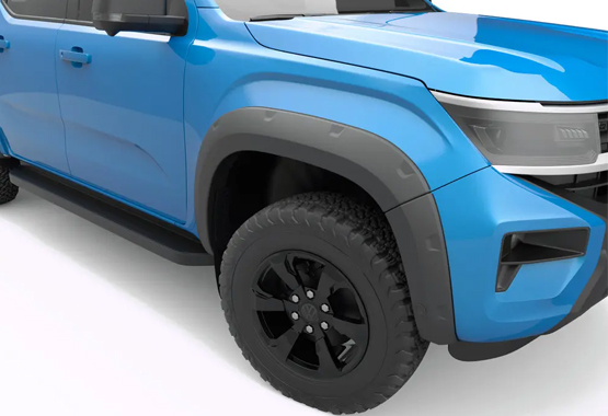 egr fender flares to suit volkswagen amarok next gen 2023 to current model in matte black or colour matched