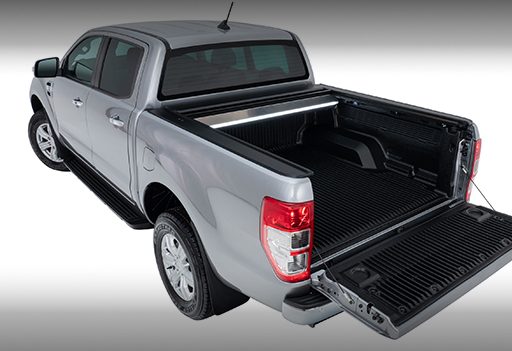 hsp electric roller shutter roll r cover to suit ford ranger px series dual cab and space cab, sports bar compatible>