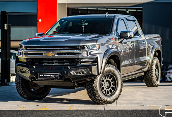 hamer atlas series bullbar chevrolet silverado 1500 2020 to 2022 model bull bar>