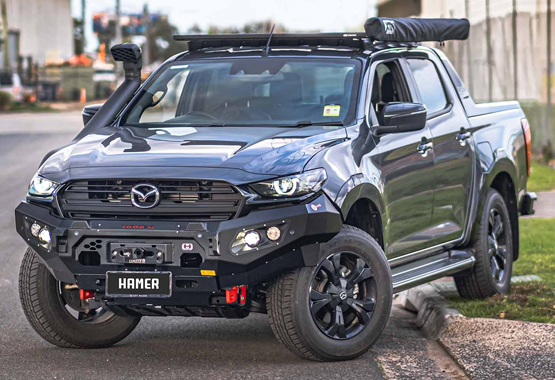 hamer king series bull bar to suit mazda bt50 2021-2024 model bt-50>