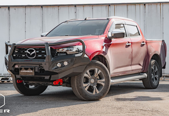 hamer king series plus bull bar to suit mazda bt50 2025-current model bt-50 triple hoop protection>