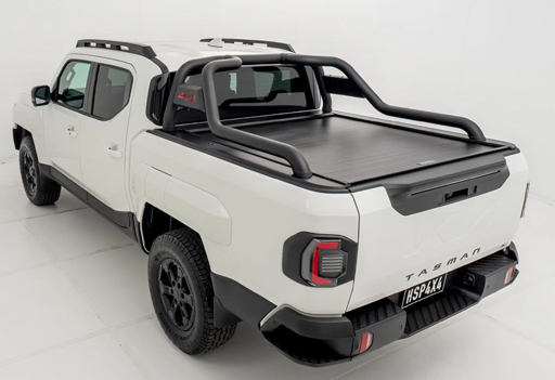 hsp electric roller shutter cover to suit kia tasman 2025 to current model, sports bar compatible>