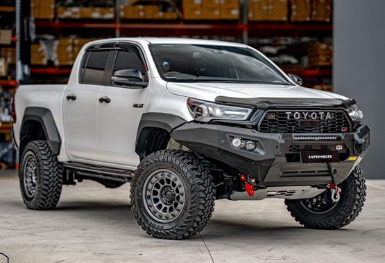 hamer king series bullbar toyota hilux gr 2023 to current model bull bar>