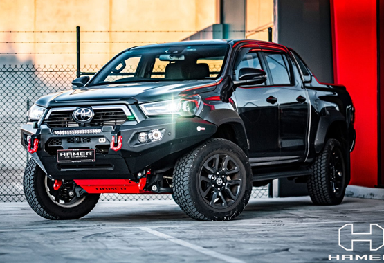 hamer king series bull bar toyota hilux rogue 2022 to current bullbar>