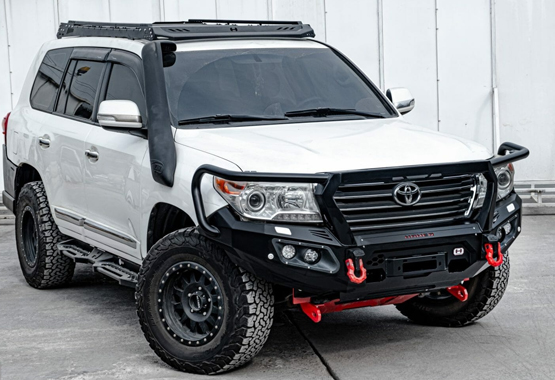 hamer king series plus bullbar toyota land cruiser 200 series 2007 to 2015 model landcruiser 200 bull bar triple hoop protection>