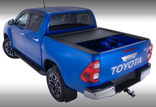 hsp electric roller shutter cover to suit toyota hilux n80 sr5 gr sr a-deck j-deck 2015-2025 sports bar compatible>