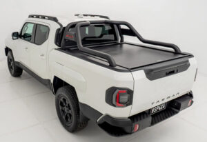 hsp electric roller shutter cover to suit kia tasman 2025 to current model with armour sports bar