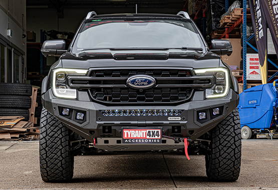 supreme bull bar x-series front bar hoopless bullbars